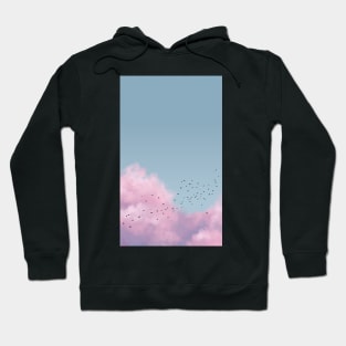 Soft Pink Clouds Hoodie